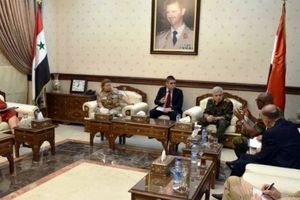 وزیر دفاع سوریه با هیاتی از سازمان ملل متحد گفت و گو کرد