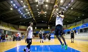 ستاره سینما در تمرین تیم ملی بسکتبال +عکس