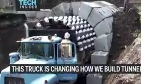 ساخت تونل با استفاده از بتن پیش ساخته