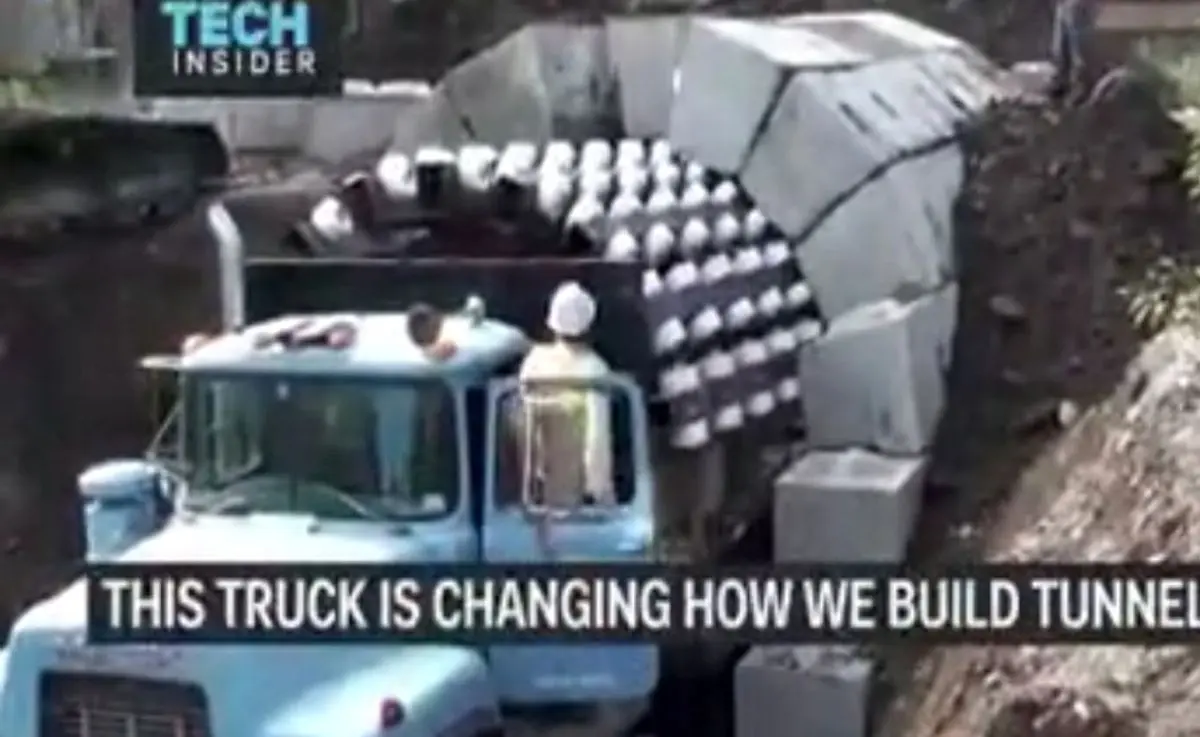 ساخت تونل با استفاده از بتن پیش ساخته