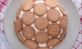 طرز تهیه کیک آپساید داون بیسکوییتی(بدون فر )