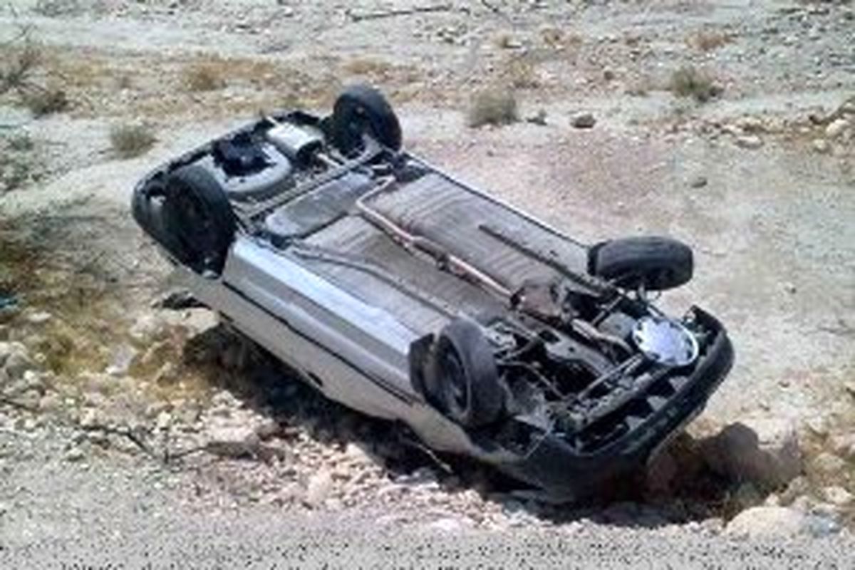 یک کشته و 3 مصدوم بر اثر واژگونی سمند در زنجان