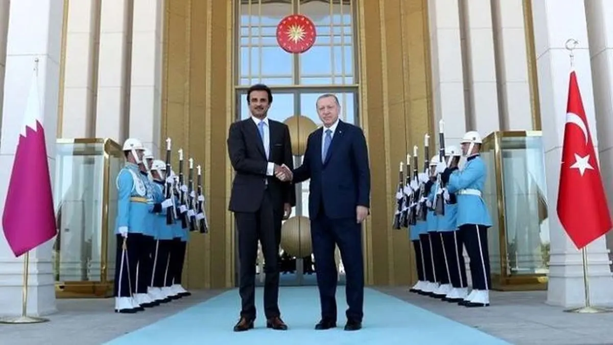 امیر قطر با اردوغان دیدار کرد