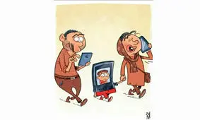 تاثیر استفاده معتادانه از اینترنت در روابط خانوادگی