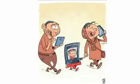 تاثیر استفاده معتادانه از اینترنت در روابط خانوادگی