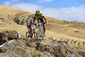 مسابقه دوچرخه سواری کوهستان در تبریز برگزار شد