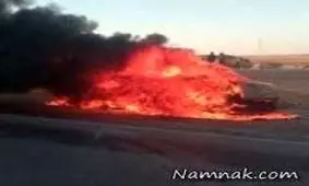 6 نفر در تصادف جاده زابل - نهبندان در آتش سوختند و کشته شدند