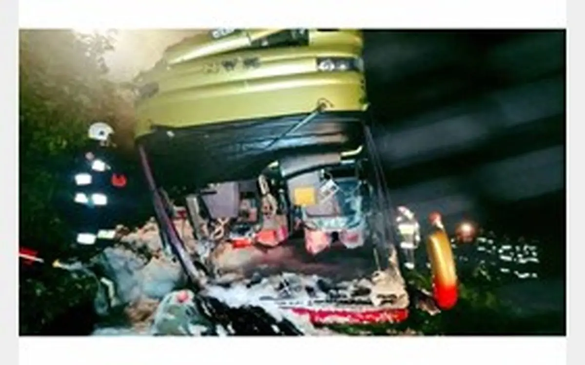 سانحه هولناک برای مسافران اتوبوس