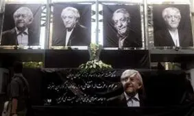 مراسم تشییع پیکر عزت‌الله انتظامی با حضور هنرمندان