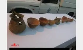 کشف 11 شی عتیقه مربوط یه عصر مفرغ