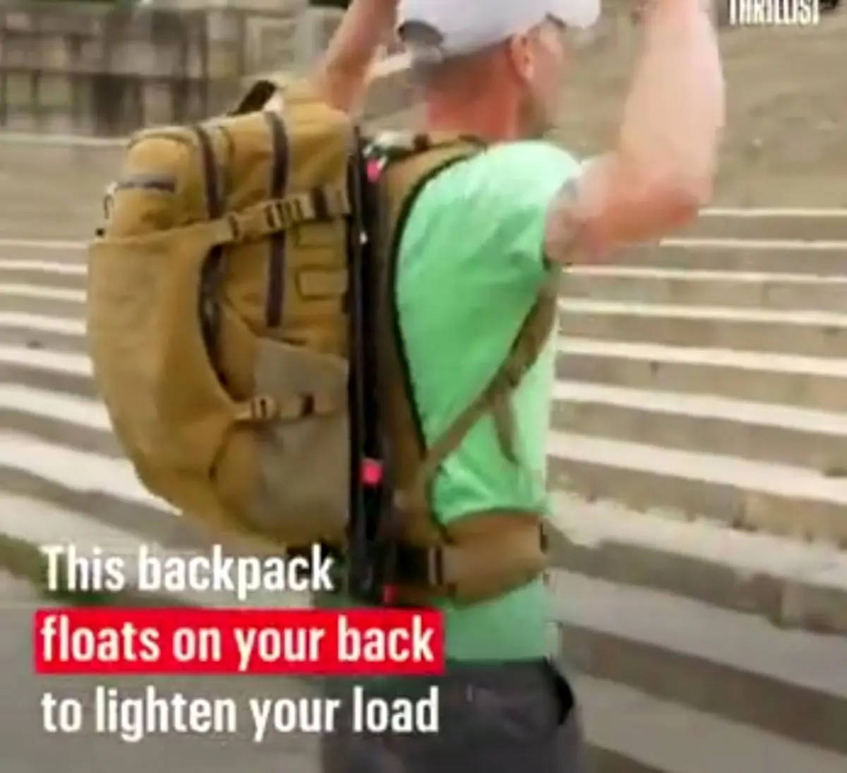 طراحی یه کوله پشتی عجیب و شناور!