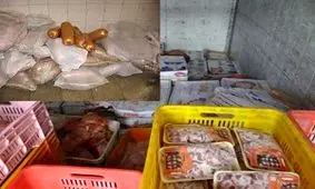 کشف فرآورده های خام دامی غیربهداشتی در اردبیل