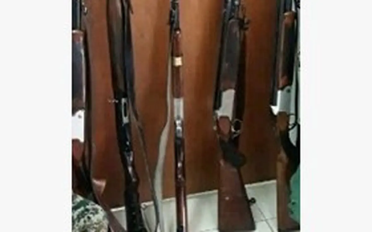 توقیف 5 قبضه سلاح شکاری در بابلسر