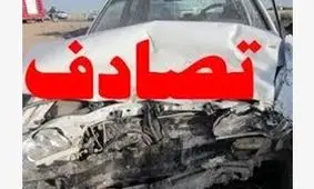 تصادف درجاده کنارتخته قربانی گرفت