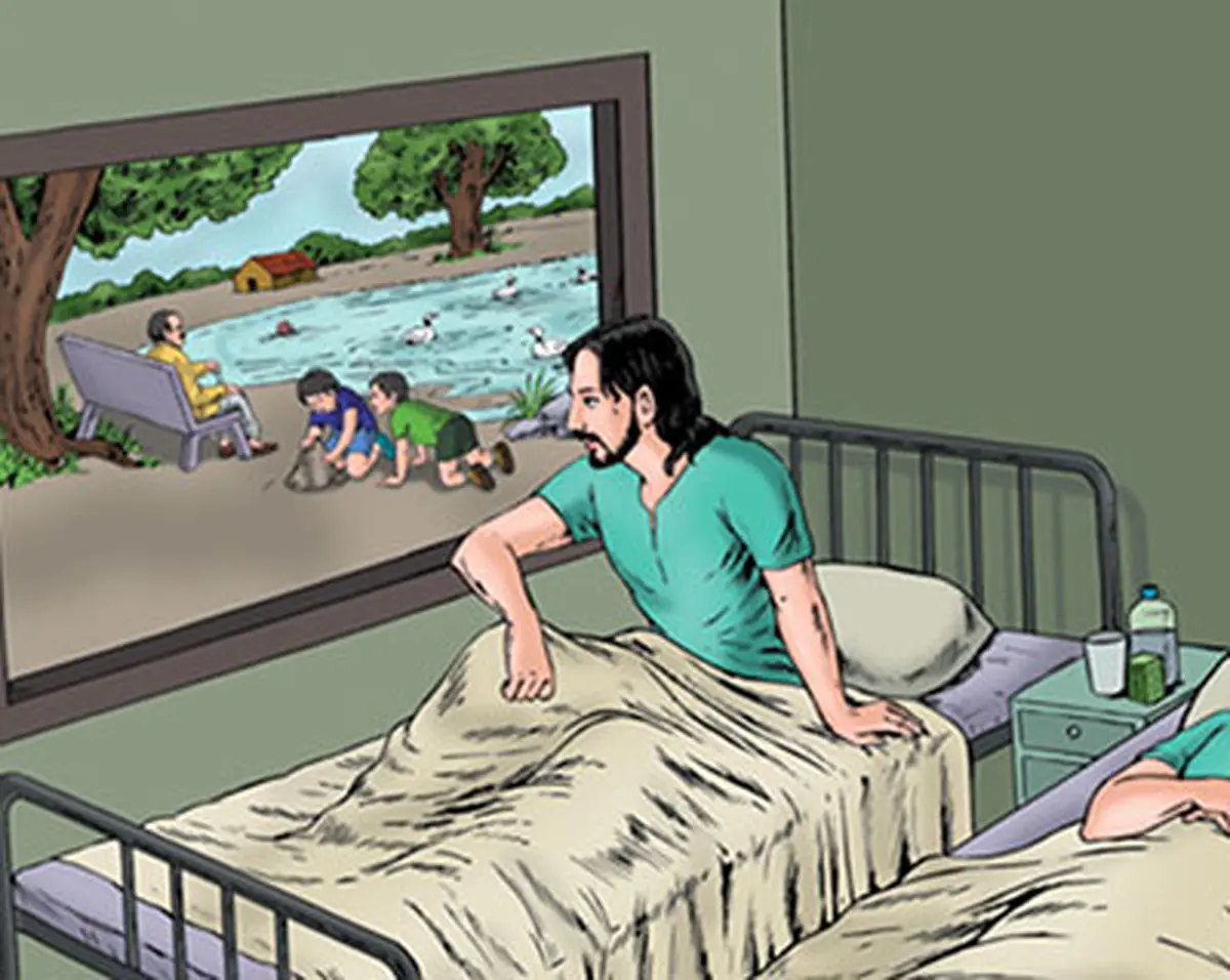  داستان کوتاه پنجره بیمارستان و دو بیمار