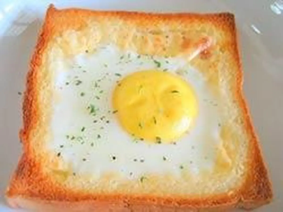 یک مدل جالب تخم مرغ نیمرو