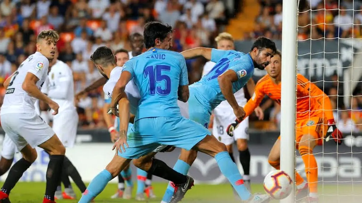 والنسیا یک - اتلتیکو مادرید یک / توقف شاگردان سیمئونه مقابل خفاش‌ها