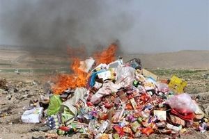 امحاء ۱۵ تن مواد غیرقابل مصرف در تبریز