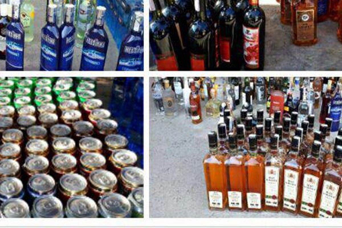 بیش از ۹ هزار بطری مشروبات الکلی در گمرک دیر کشف شد