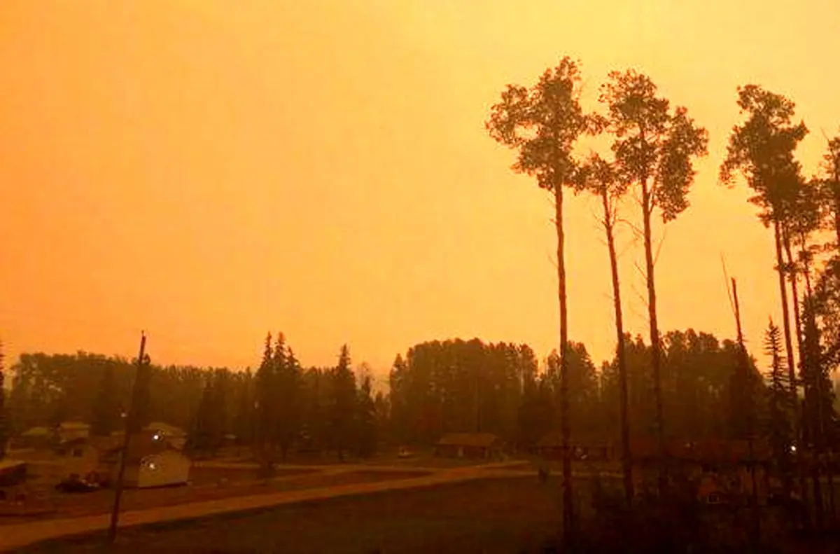 راز غبار آلوده بودن آسمان کانادا چه بود؟+ تصاویر