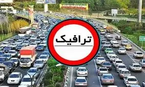 ترافیک در برخی از محورهای استان زنجان نیمه سنگین است