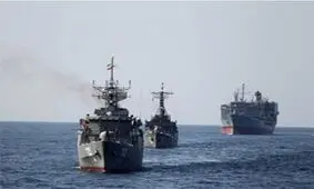 پهلوگیری ناوگروه نیروی دریایی ارتش در بندرعباس