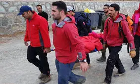 مرگ یک کوهنورد و مصدومیت ۲ نفر در قله دماوند