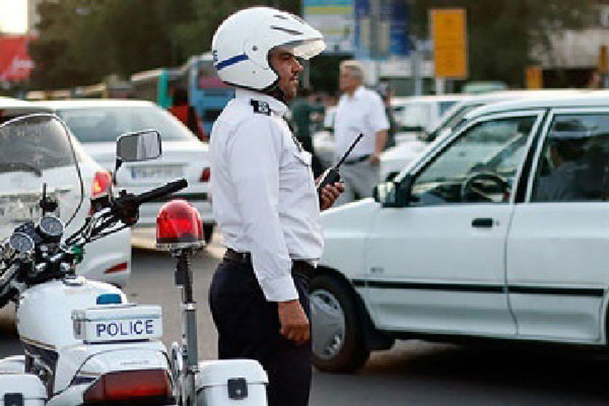 برخورد پلیس راهور با تخلفات خودروهای دولتی