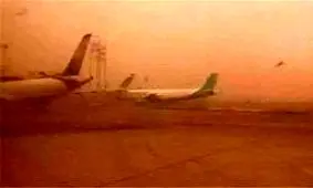 طوفان شدید پرواز زابل - مشهد را لغو کرد