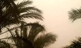 گردوغبار فهرج را فرا گرفته است