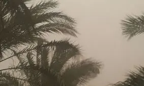 گردوغبار فهرج را فرا گرفته است