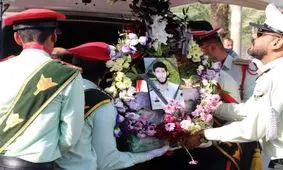 تشییع شهید ناجای خوزستان به روایت تصویر