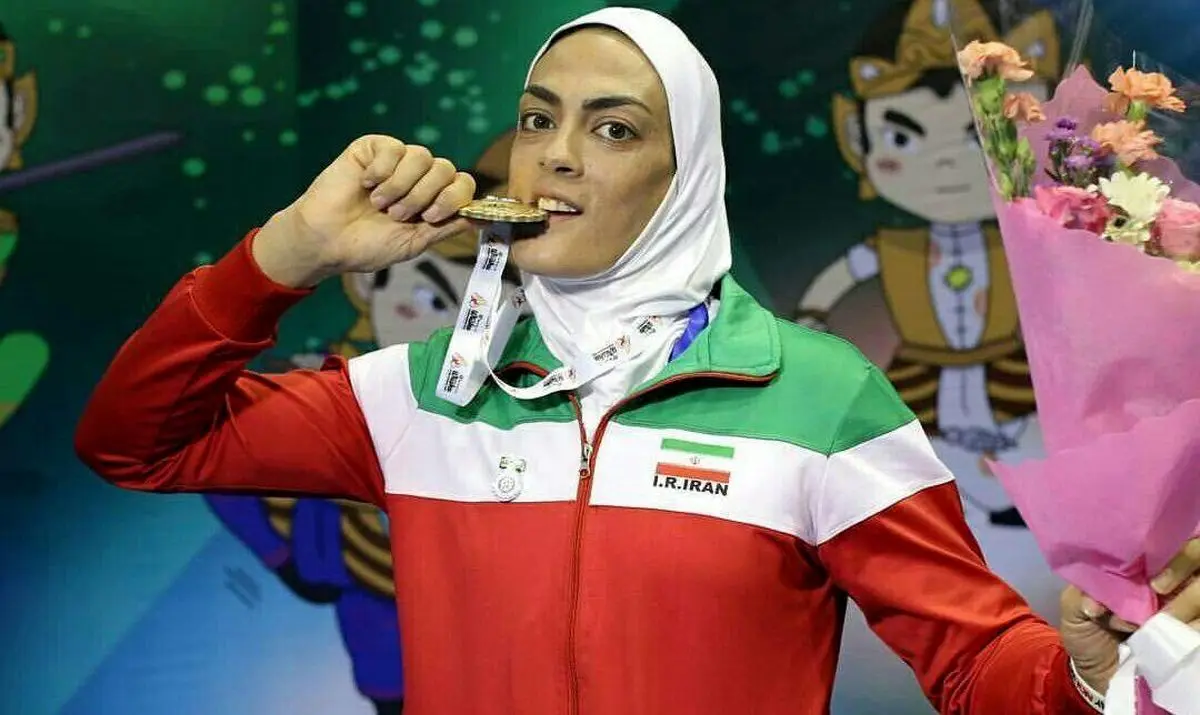 ویدیو/نارضایتی شهربانو منصوریان از کسب مدال نقره