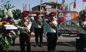 پیکر یک شهید ناجا در قم خاکسپاری می شود