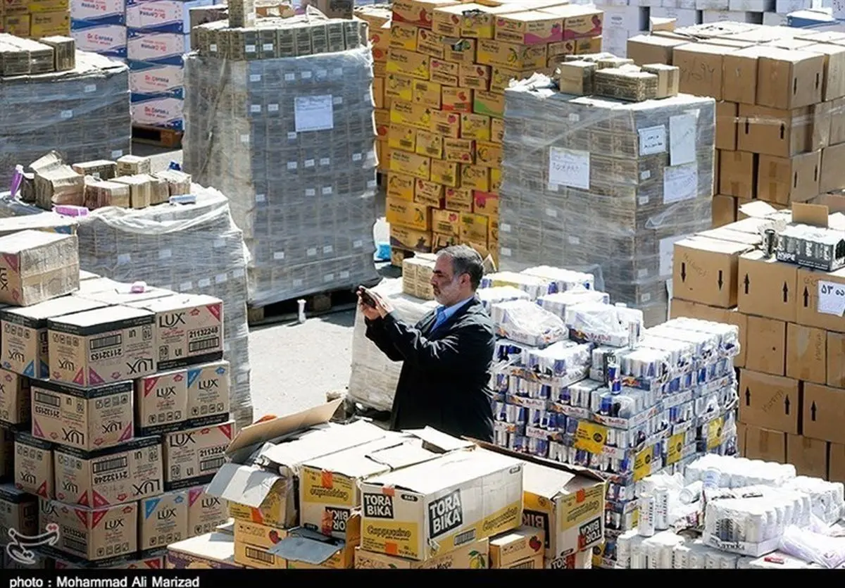 کشف ۷ تن خشکبار خارجی قاچاق در مراغه