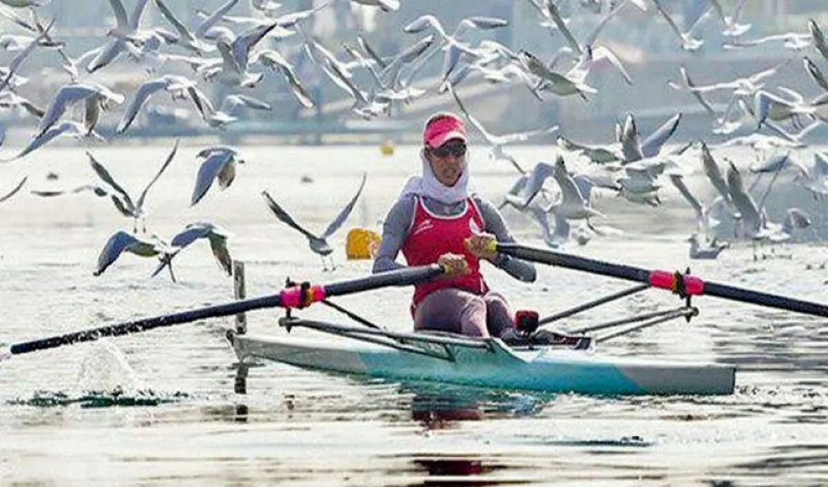 مدال نقره روئینگ برای نازنین ملایی