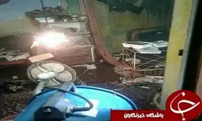 حریق منزل مسکونی در میدان شهید انوشیروان رضایی خرم آباد