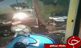 حریق منزل مسکونی در میدان شهید انوشیروان رضایی خرم آباد