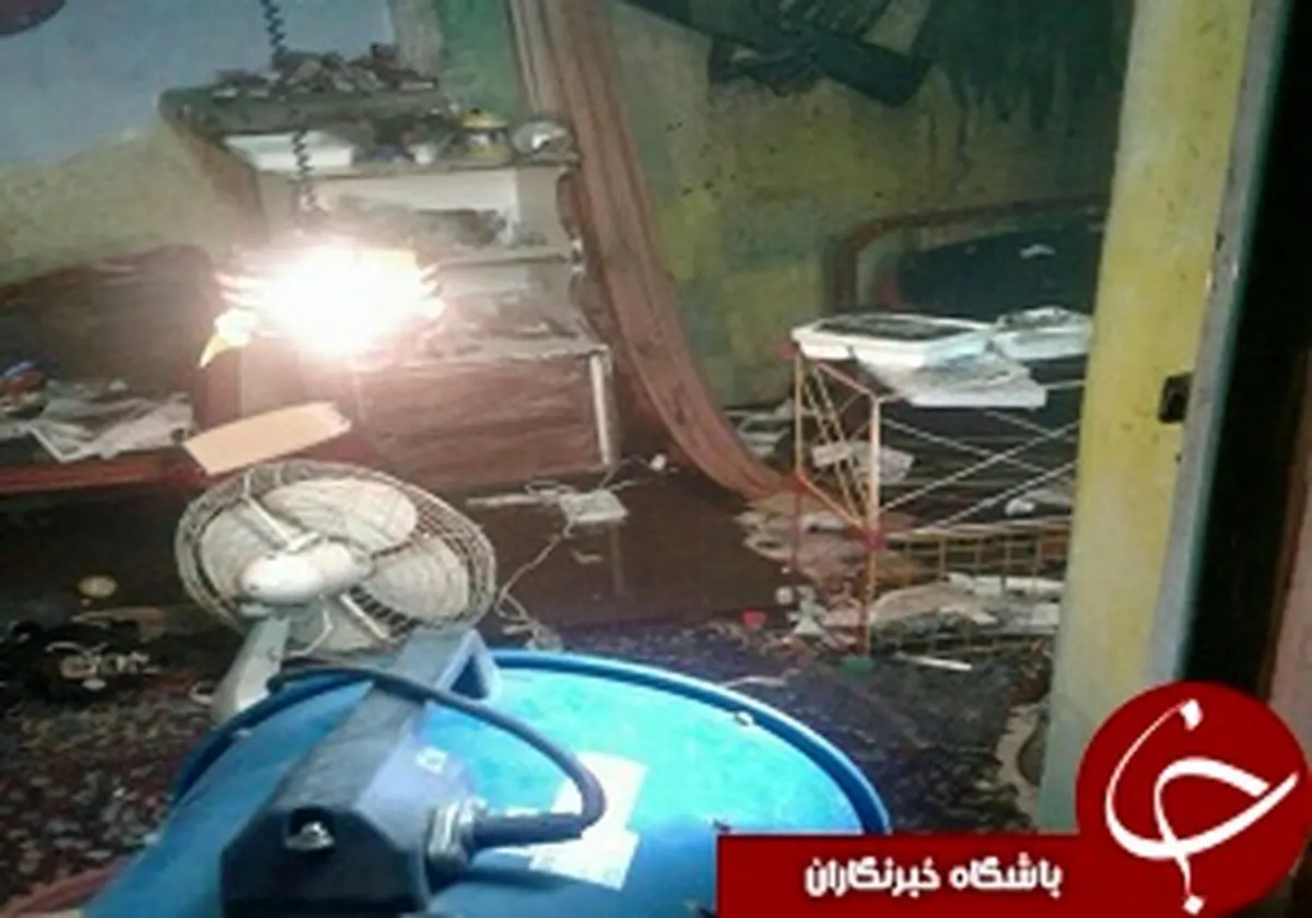 حریق منزل مسکونی در میدان شهید انوشیروان رضایی خرم آباد
