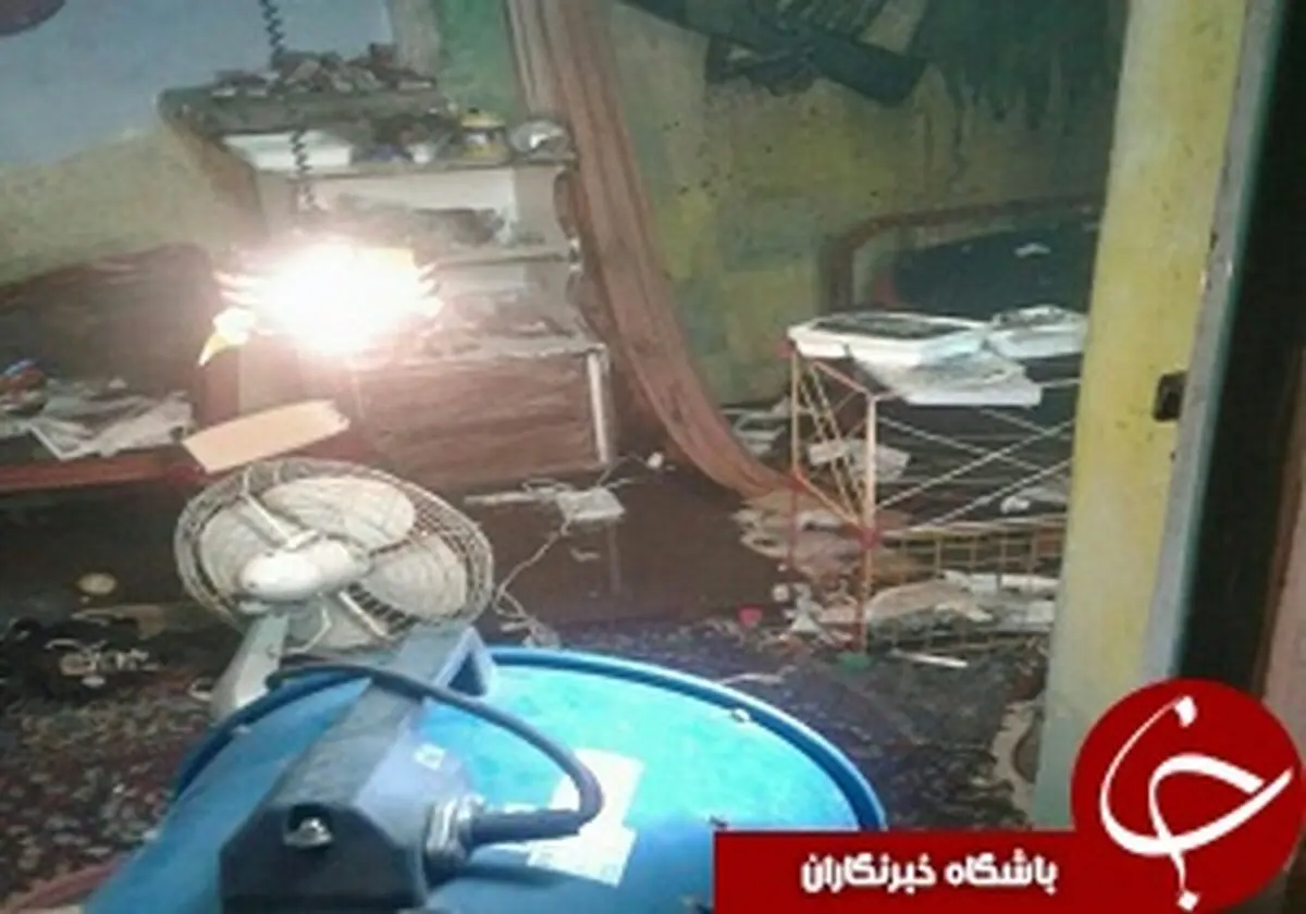 حریق منزل مسکونی در میدان شهید انوشیروان رضایی خرم آباد
