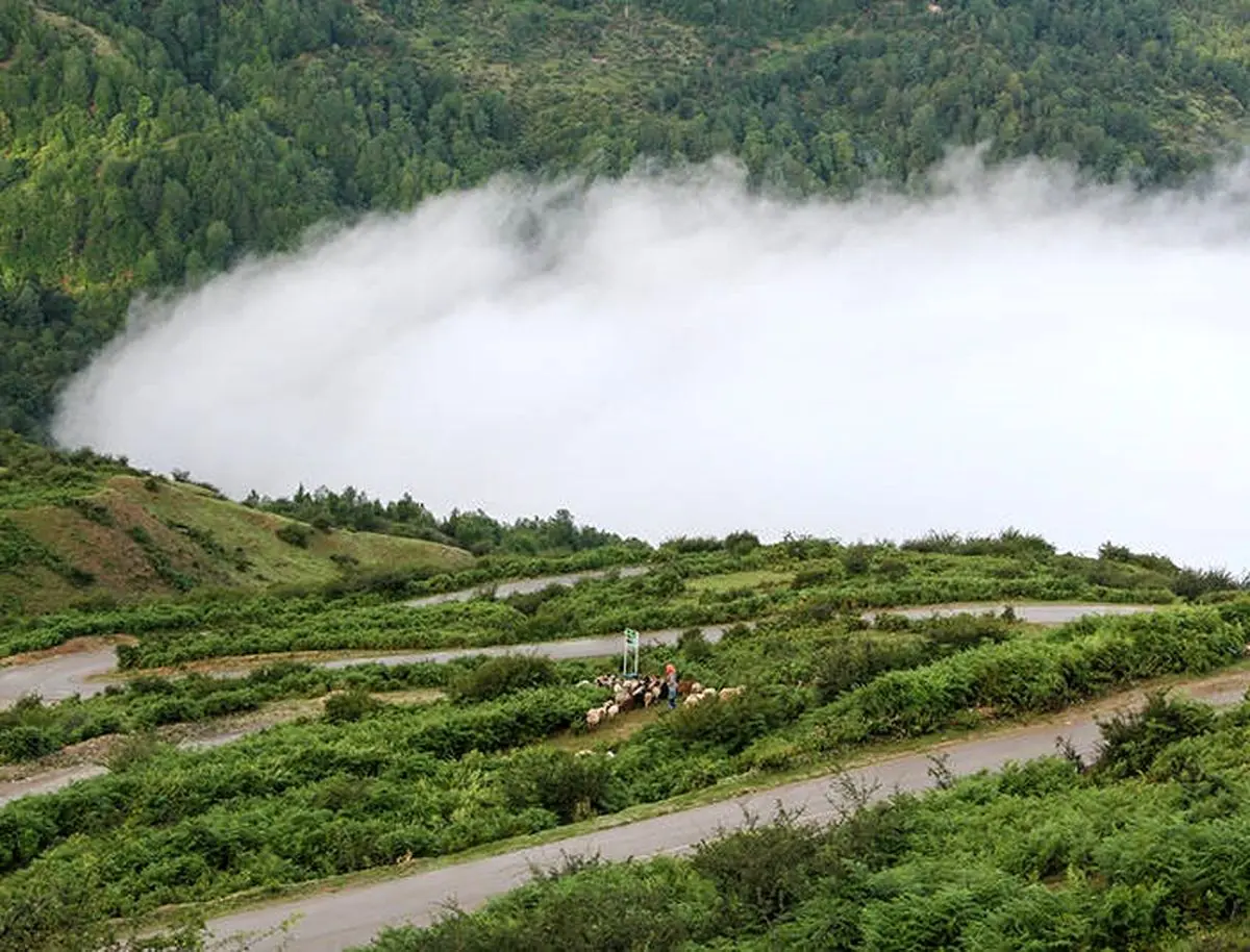 روستایی عجیب و رویایی بر فراز ابرها+ تصاویر