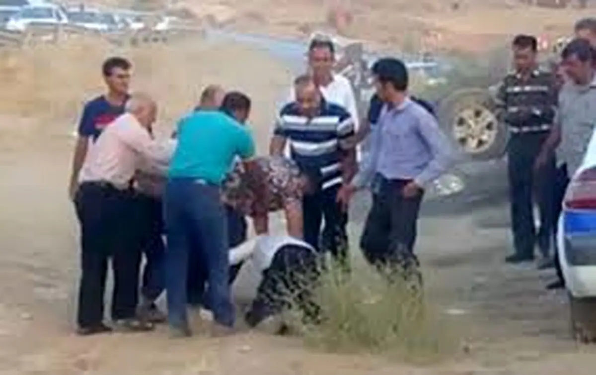 جزییات حمله وحشیانه راننده لندکروز به مامور پلیس راه+ فیلم