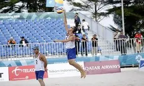 تیم ب. والیبال ساحلی به نیمه‌نهایی نرسید