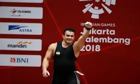 مدال طلا رقابت‌های وزنه برداری آسیا به مرادی رسید/ کیانوش حذف شد