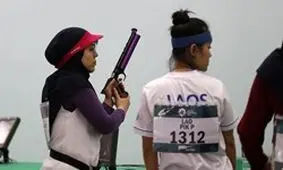 سبقت‌الهی در تپانچه بادی چهارم شد