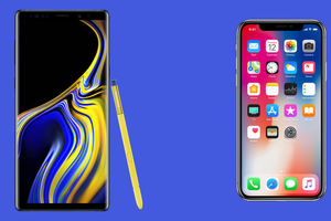 اخبارمقایسه galaxy note 9 با iphone x