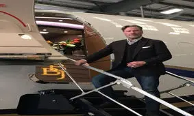 هواپیمای لاکچری بازیگر «پالپ فیکشن»