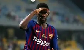 پوستر یک سالگی پیوستن دمبله به بارسلونا