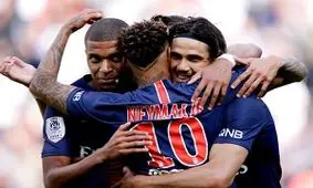 پاری سن ژرمن 3 - آنژه 1/سومین پیروزی متوالی پاریسی ها با درخشش مثلث آتشین