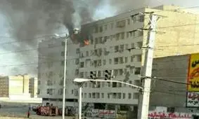 حریق در مجتمع مسکونی شهریار/ نجات ۱۲۰ نفر